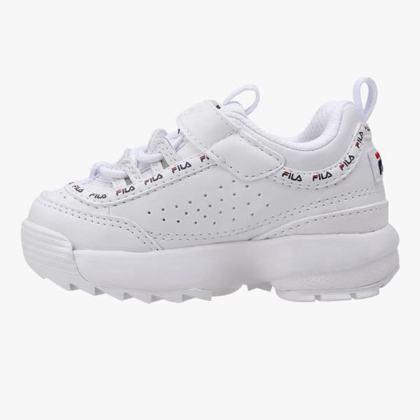 Tênis Fila Menina Branco - Fila Disruptor 2 Tapey Tape Kd Outlet Portugal,UBDN-04396